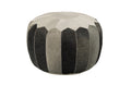 HAIR ON HIDE ROUND POUF Primary