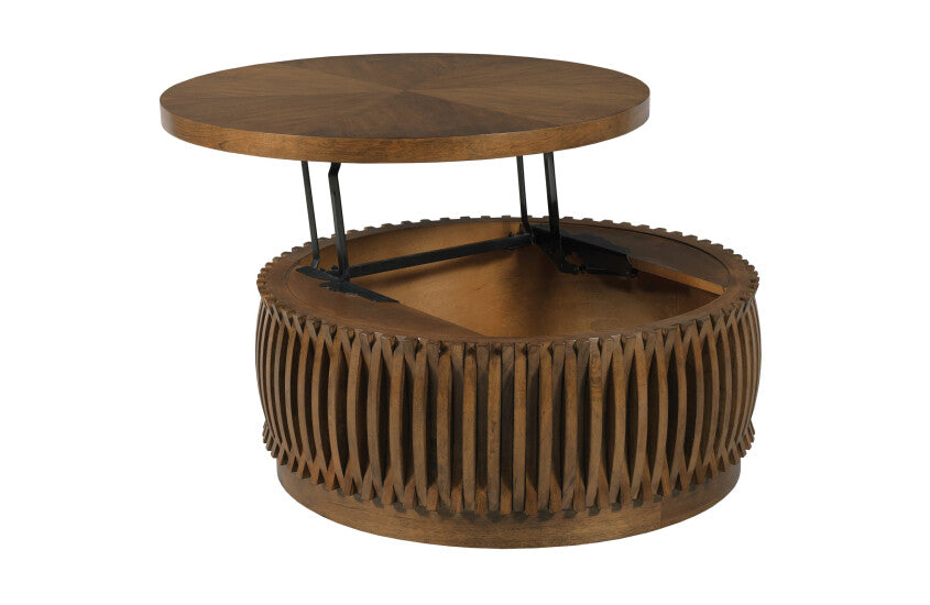 ROUND COFFEE LIFT TOP TABLE Room 2