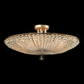 Beaded Crystal Six-Light Semi-Flush | John Richard - AJC-8824