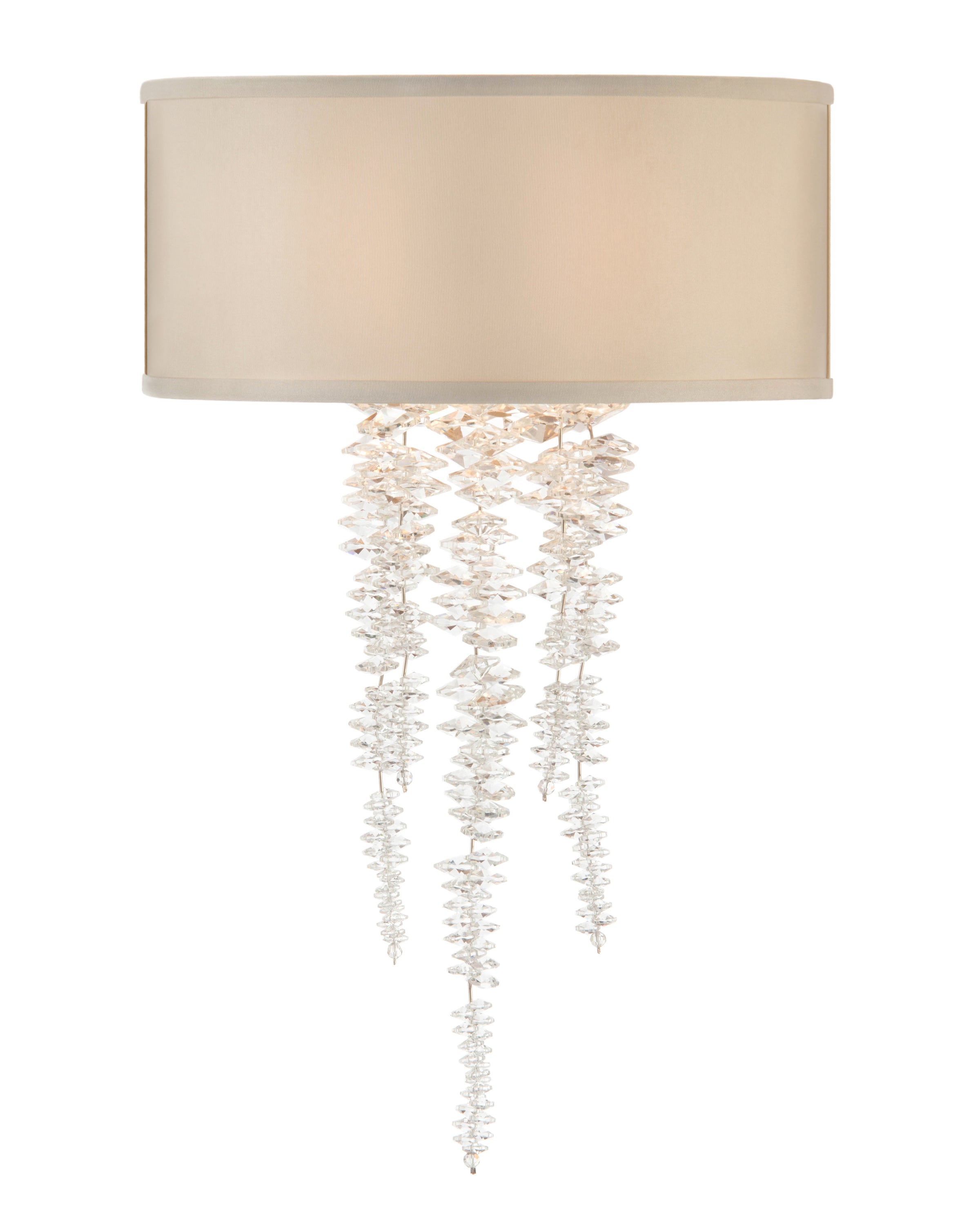 Cascading Crystal Waterfall One-Light Sconce | John Richard - AJC-8879