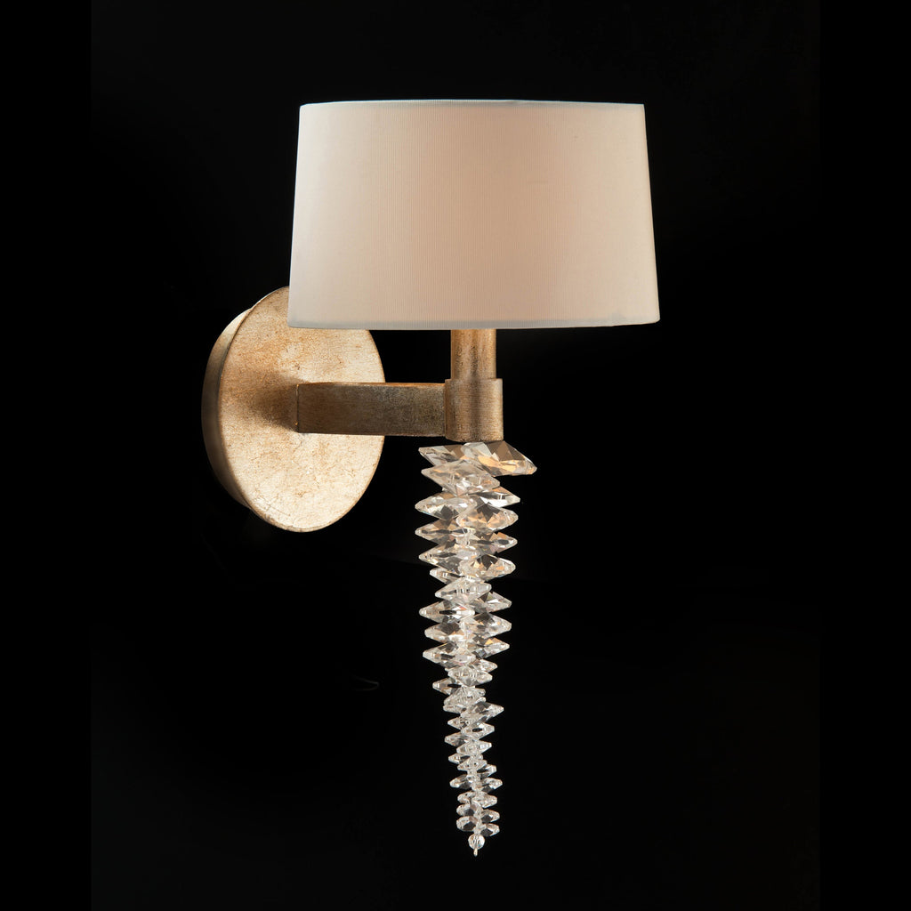 Cascading Crystal Waterfall One-Light Wall Sconce | John Richard - AJC-8880