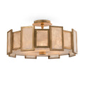 Calcite Panel Six-Light Semi-Flush | John Richard - AJC-8984