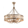Marquise Crystal Eight-Light Pendant With Fan | John Richard - AJC-8999