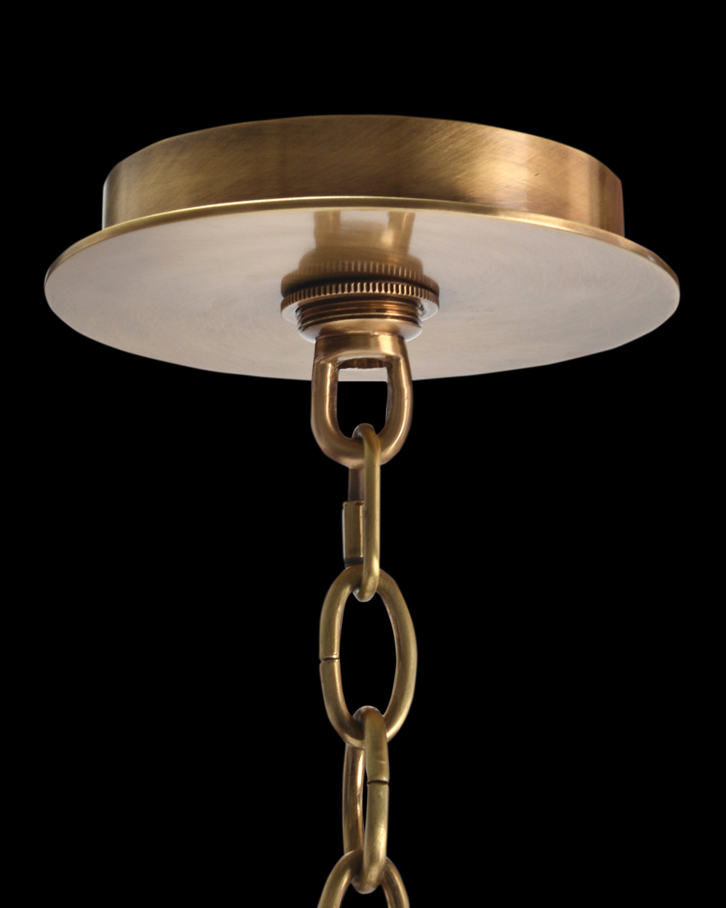 Acrylic And Brass Six-Light Chandelier | John Richard - AJC-9041