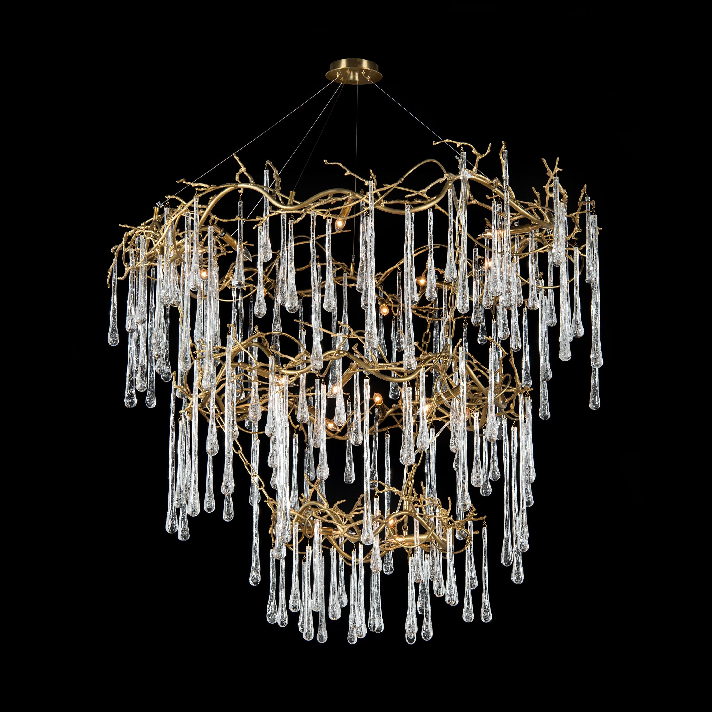 Branched Crystal Twenty-Light Chandelier | John Richard - AJC-9057