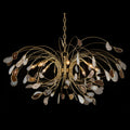 Agate And Brass Eight-Light Chandelier | John Richard - AJC-9093