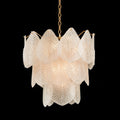 Frosted Glass Nine-Light Chandelier | John Richard - AJC-9094