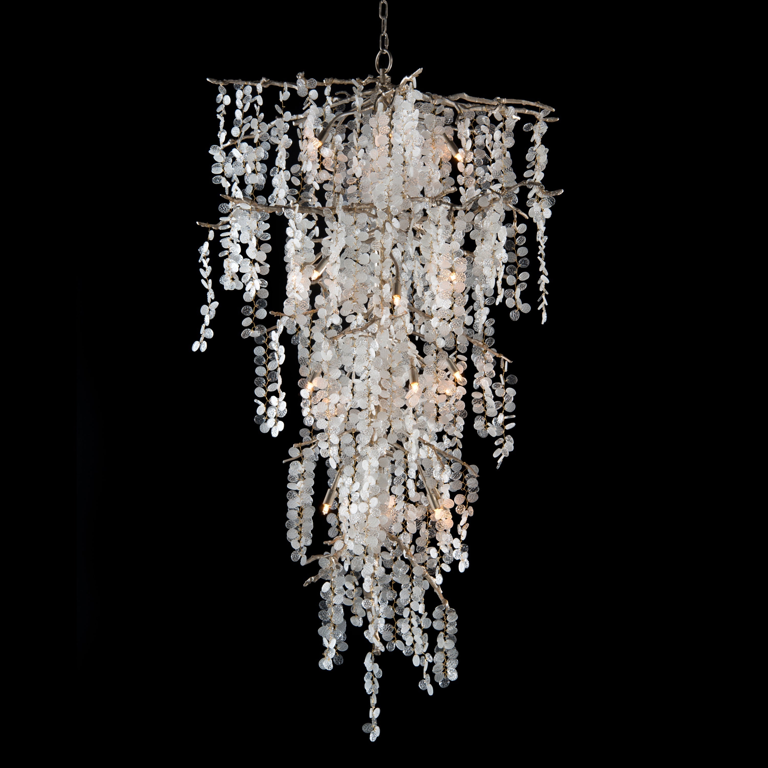 Shiro-Noda Twenty-One-Light Dramatic Glass Cluster Chandelier | John Richard - AJC-9107