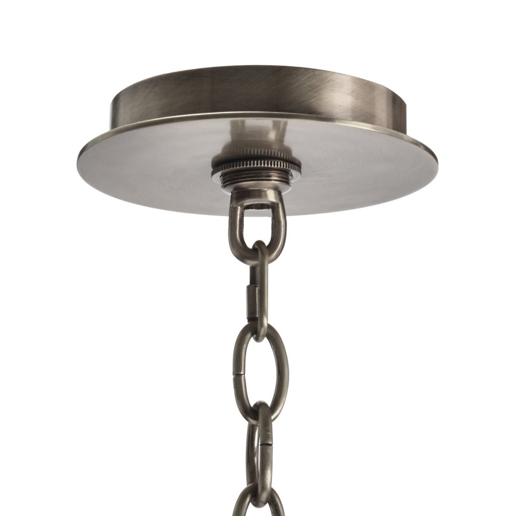 Acrylic And Nickel Six-Light Chandelier | John Richard - AJC-9117
