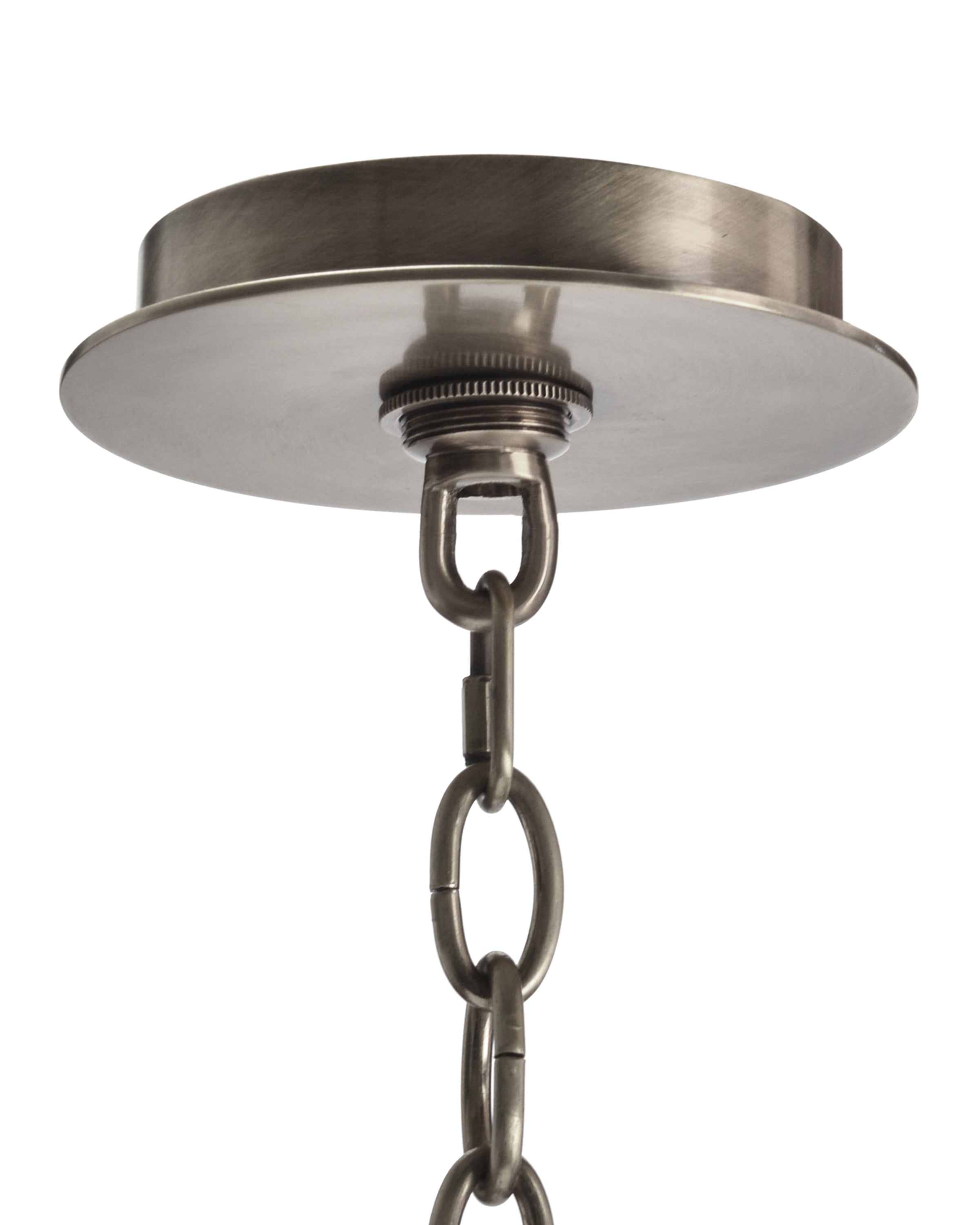 Acrylic And Nickel Six-Light Chandelier | John Richard - AJC-9117