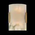 Curved Stone, Alabaster Wall Sconce | John Richard - AJC-9128