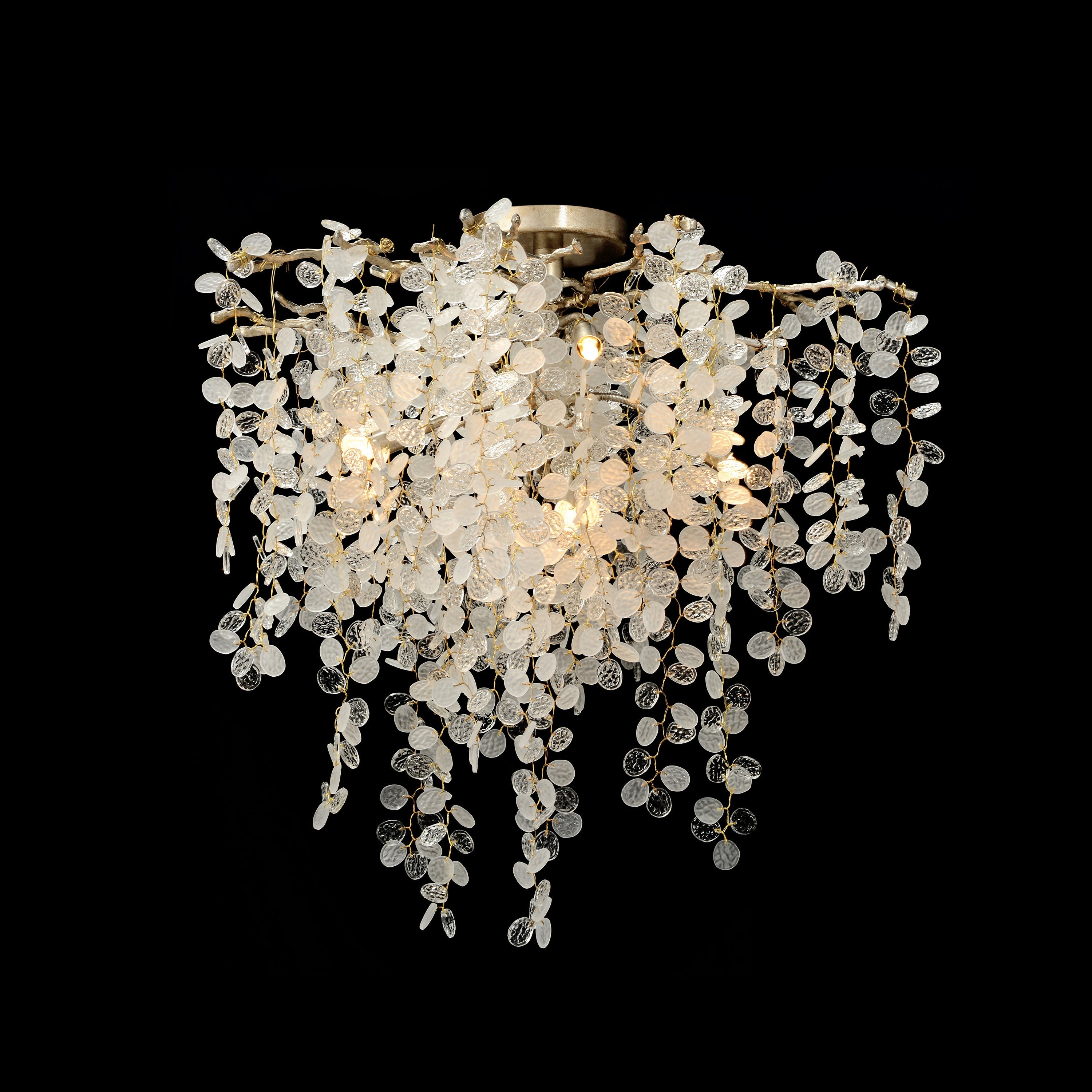 Shiro-Noda Five-Light Semi-Flush Chandelier | John Richard - AJC-9158