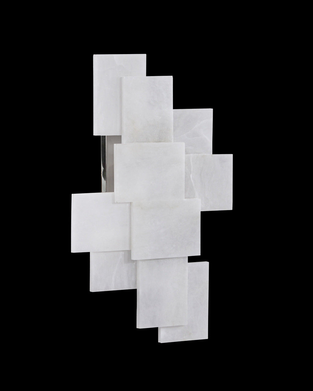 Stone, Alabaster Wall Sconce With A Nod To Mondrian | John Richard - AJC-9212