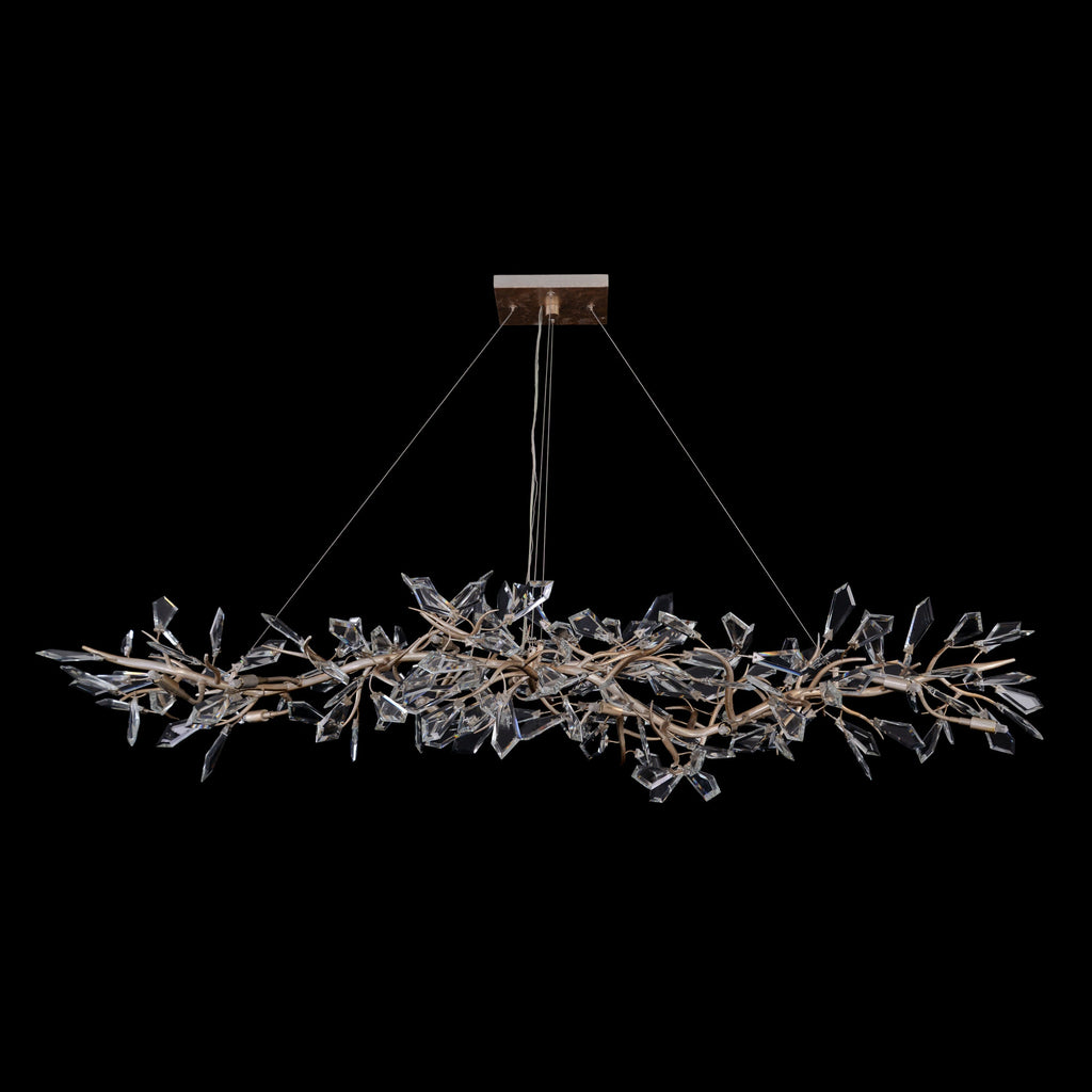 Kōtta Fourteen-Light Cut-Crystal Oblong Chandelier | John Richard - AJC-9282