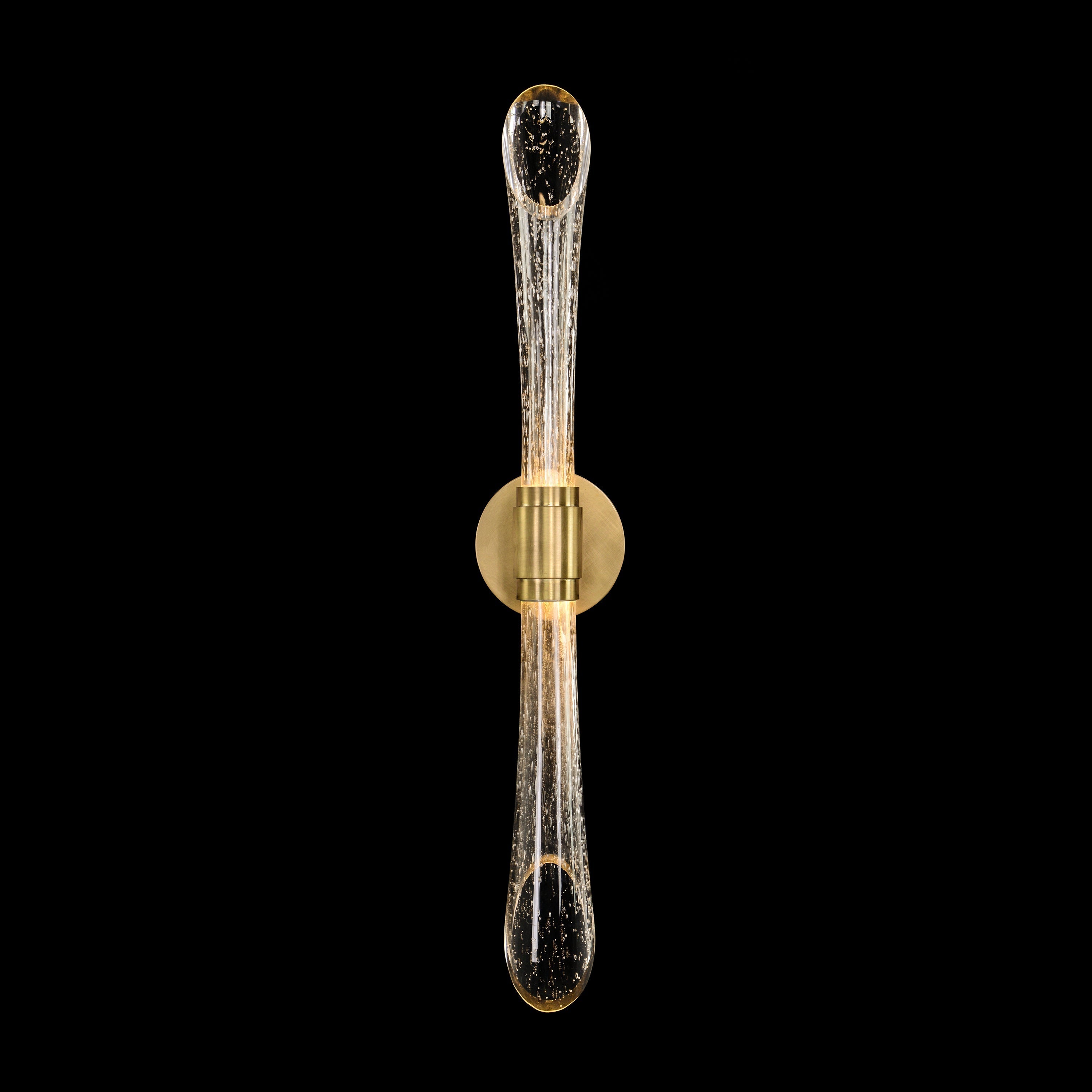 Rhapsody Fluted and Seeded Glass Wall Sconce | John Richard - AJC-9294