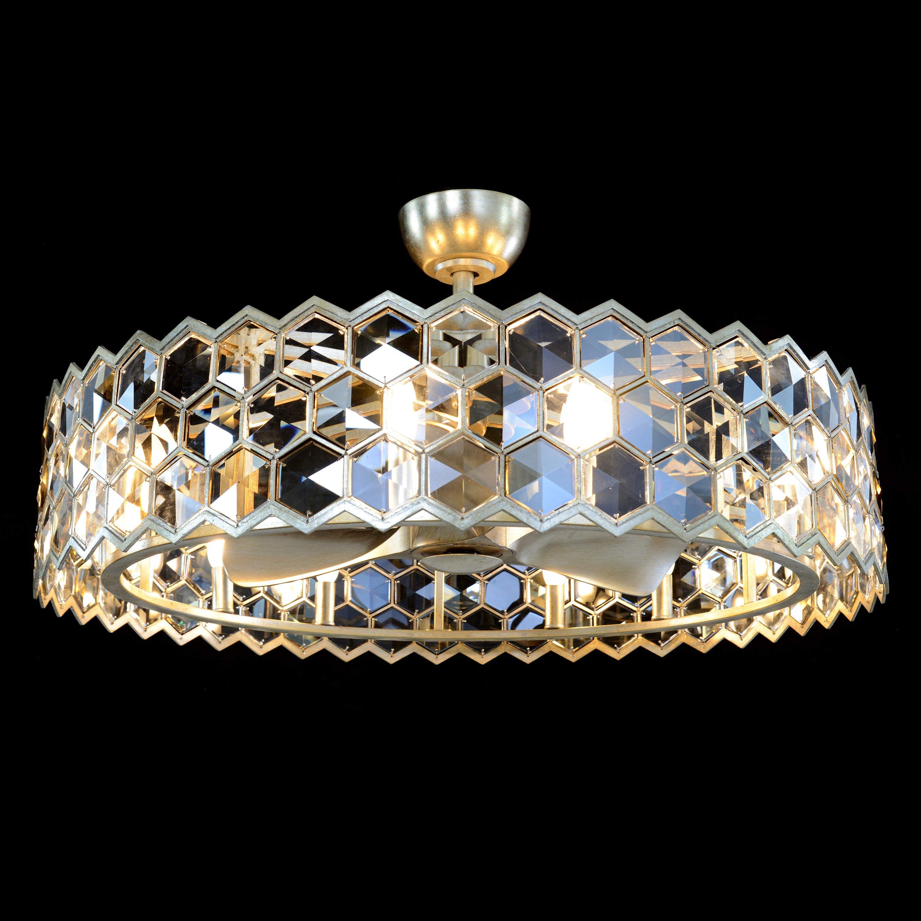 Array Chandelier with Fan, Large | John Richard - AJC-9387
