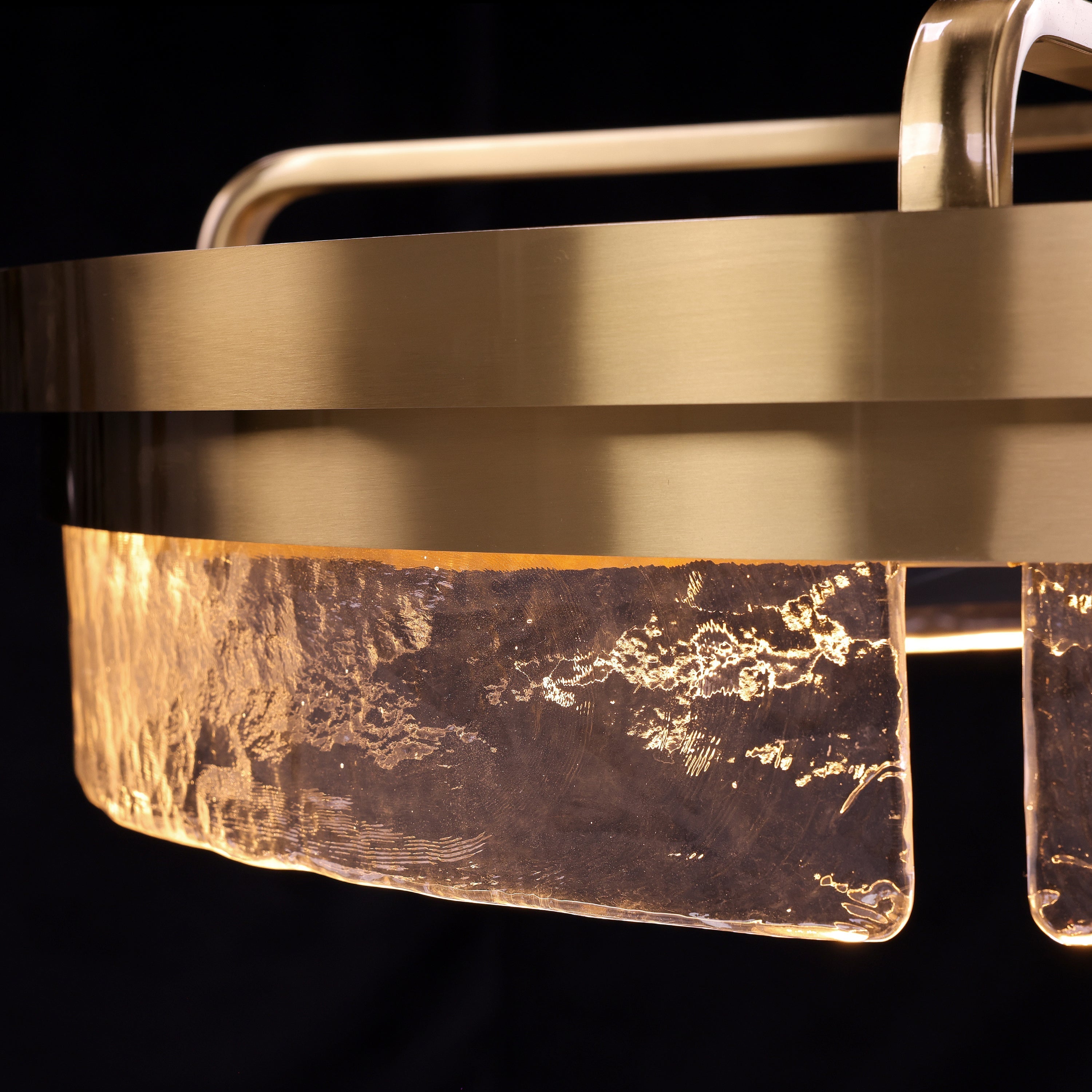 Sinclair Chandelier with Fan, Brass | John Richard - AJC-9487