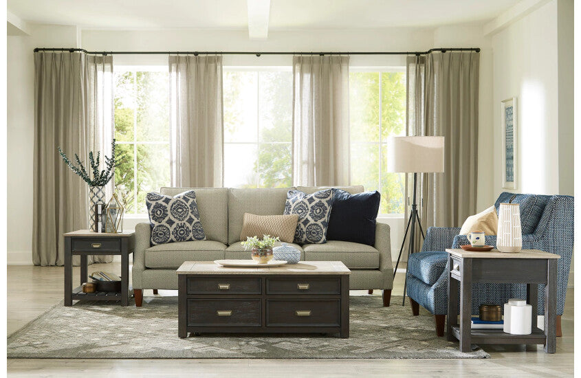 RECTANGULAR DRAWER END TABLE Room 2