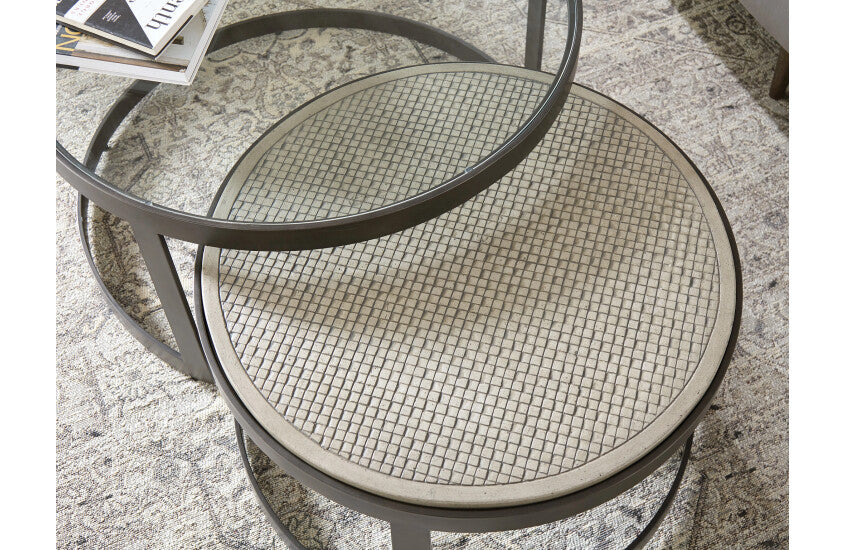 CONCRETE NESTING COFFEE TABLES Room 2