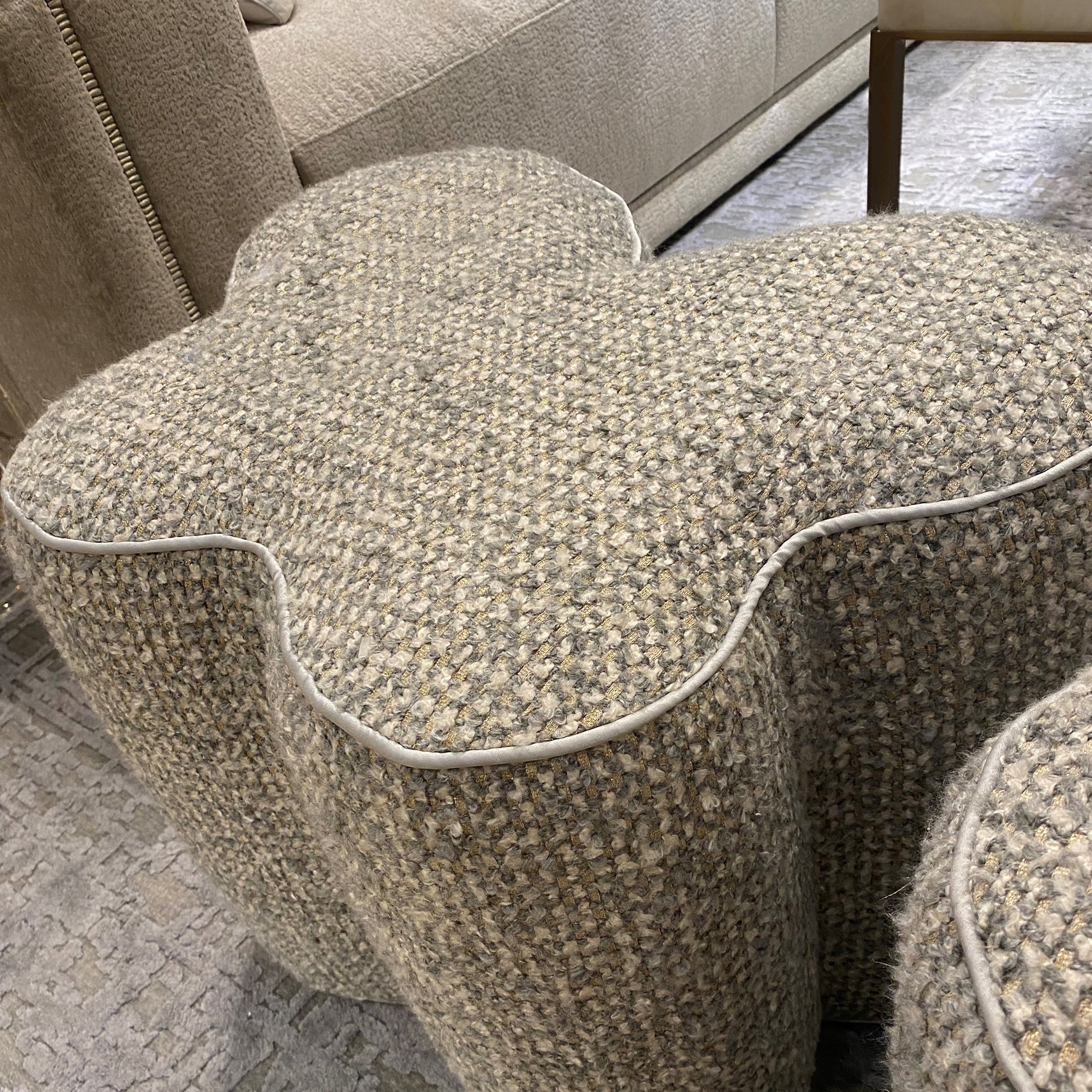 Mariposa Small Ottoman | John Richard - AMQ-1218-5019-AS