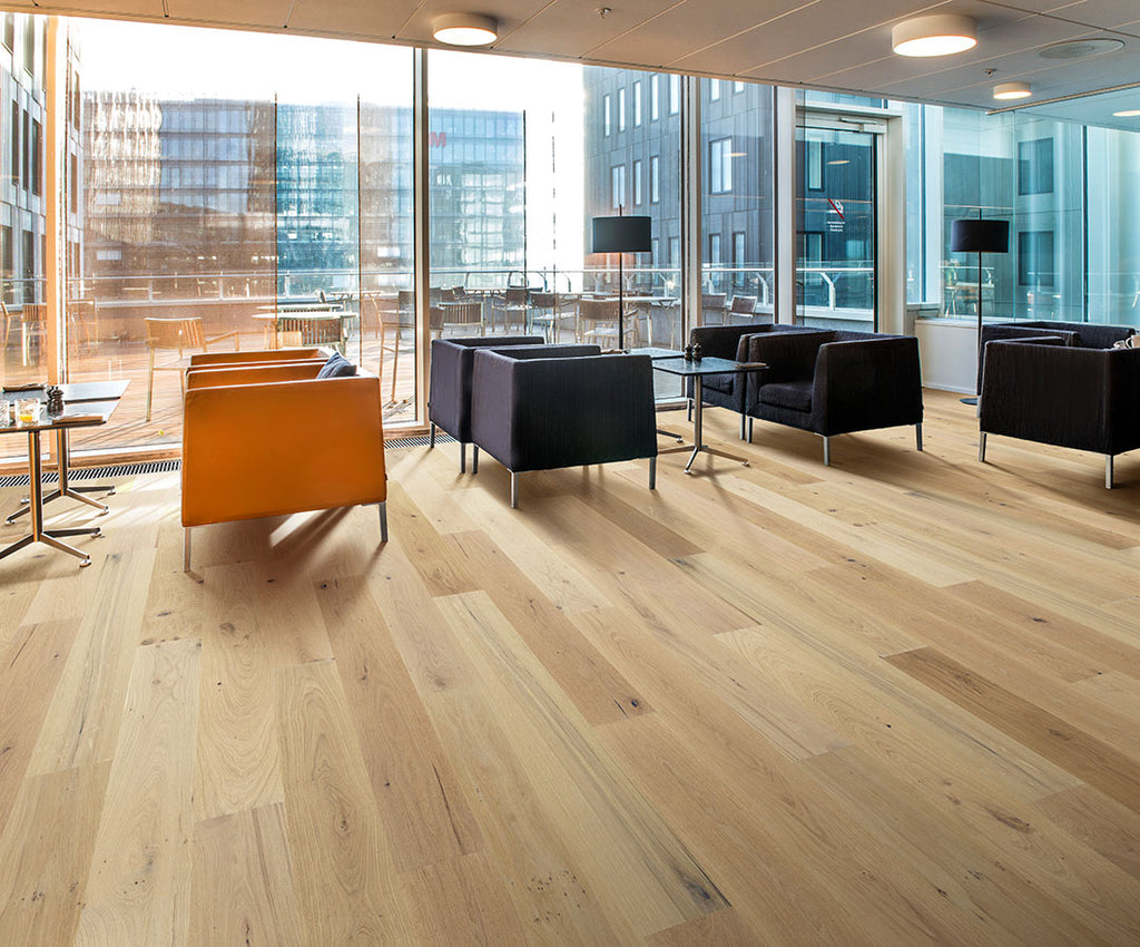 Laguna, Oak, from the Alta Vista commercial flooring collection by Hallmark Floors.