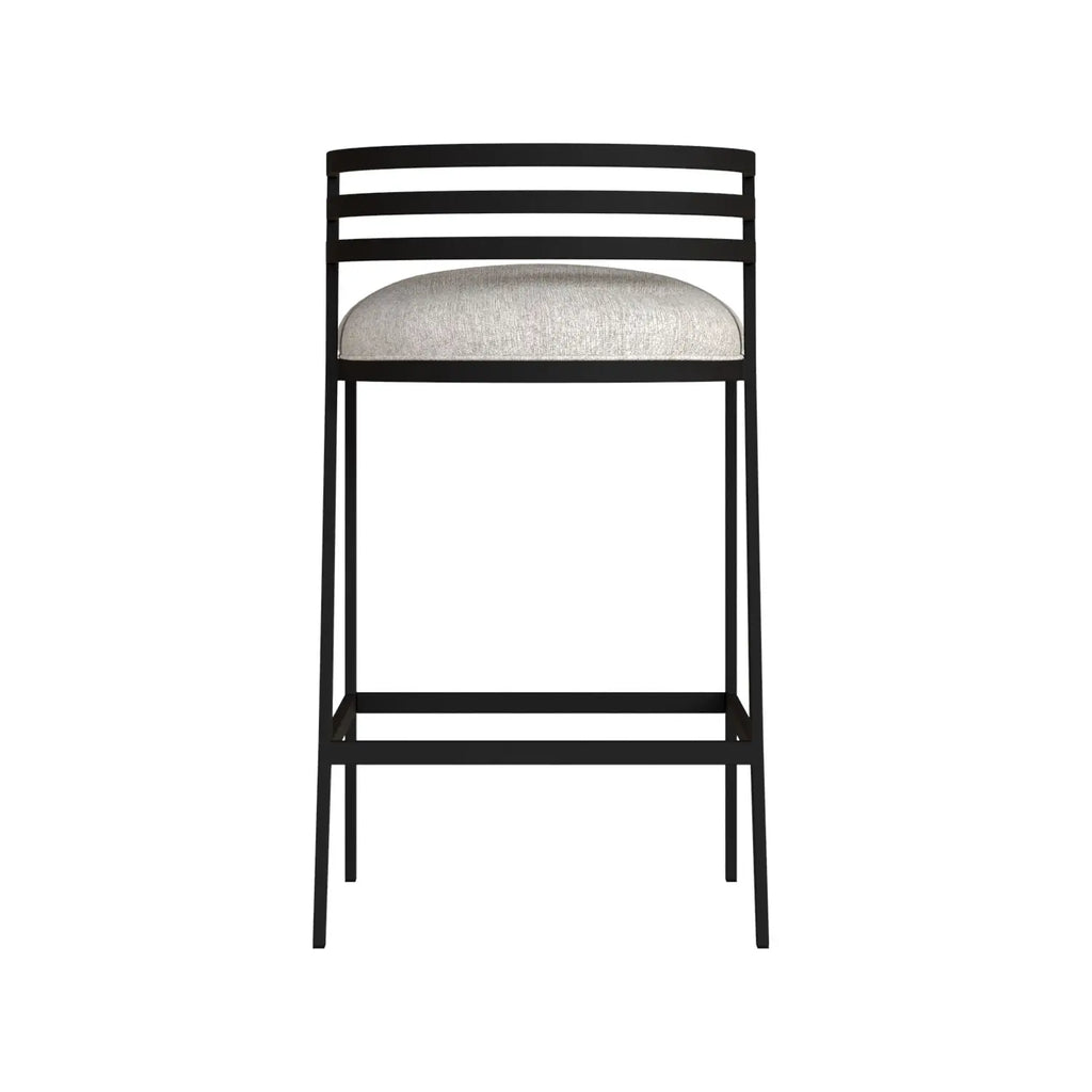 Arlo B248H26XS Matte Black Finish with Natural Oak fabric Back View