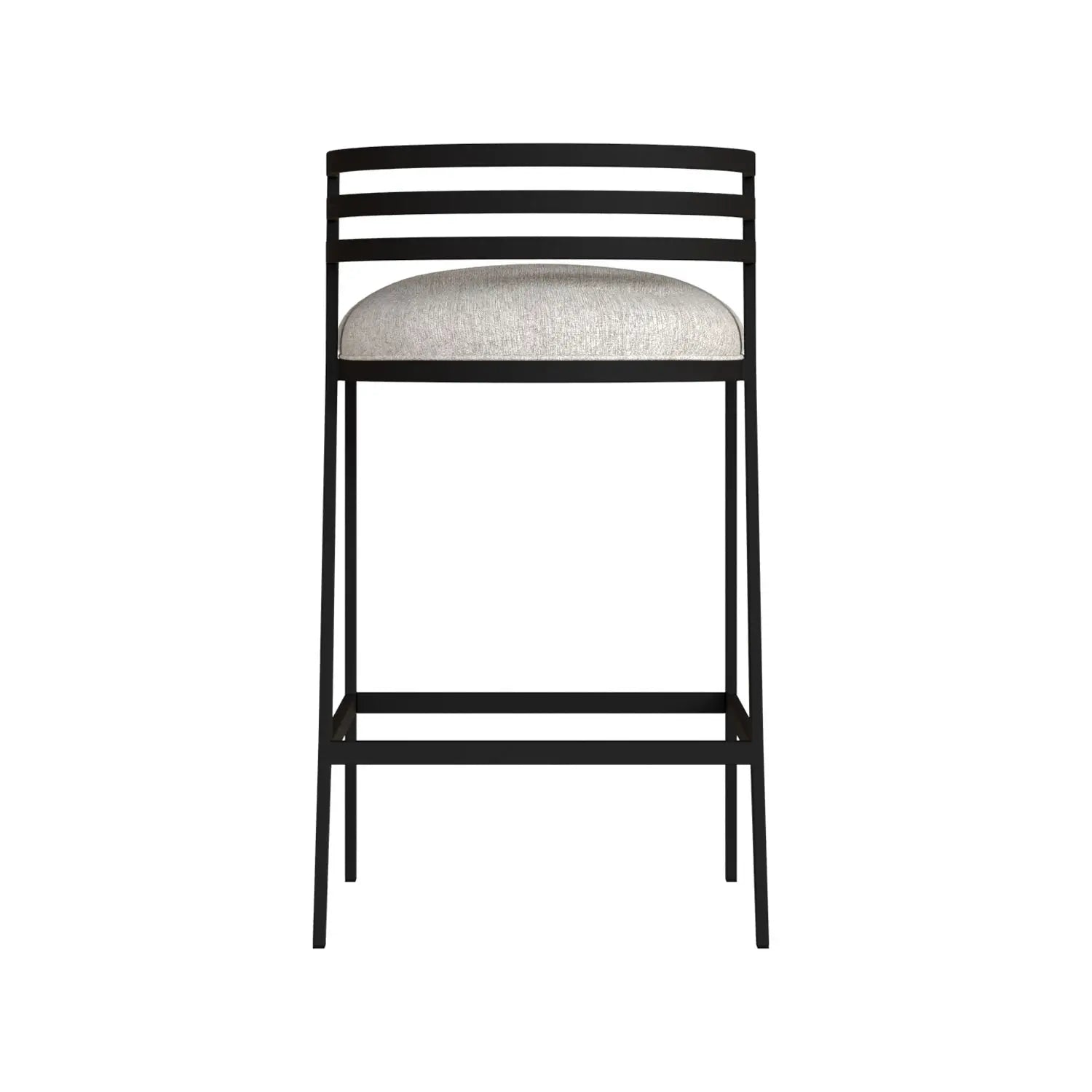 Arlo B248H26XS Matte Black Finish with Natural Oak fabric Back View