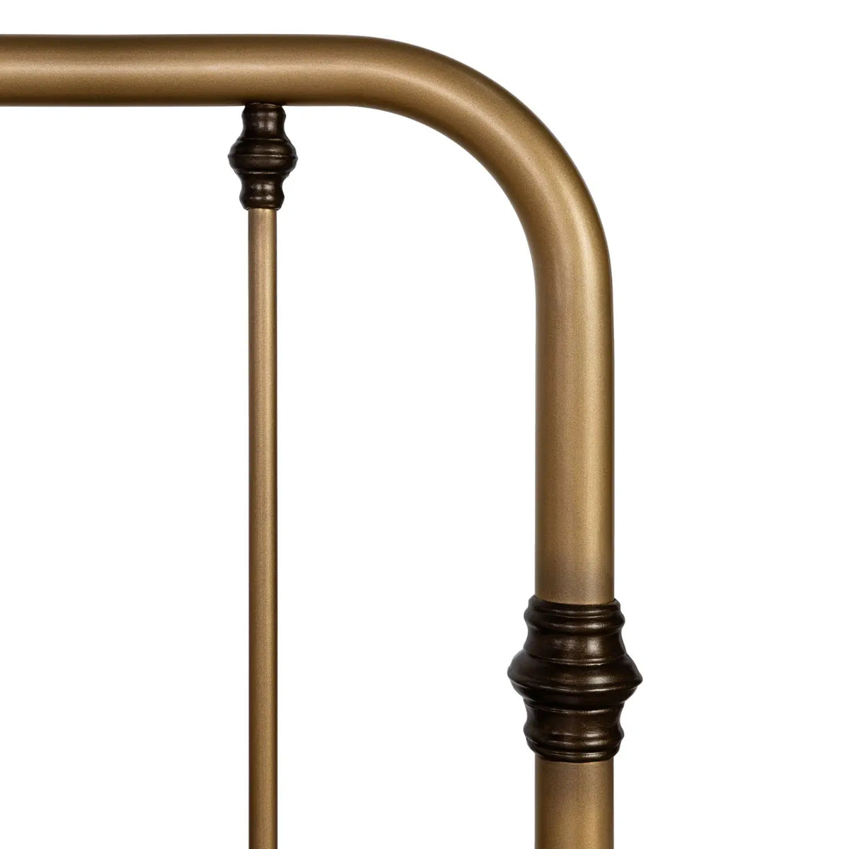 Artem 1300 queen CBMPF AgedBrass finish closeup