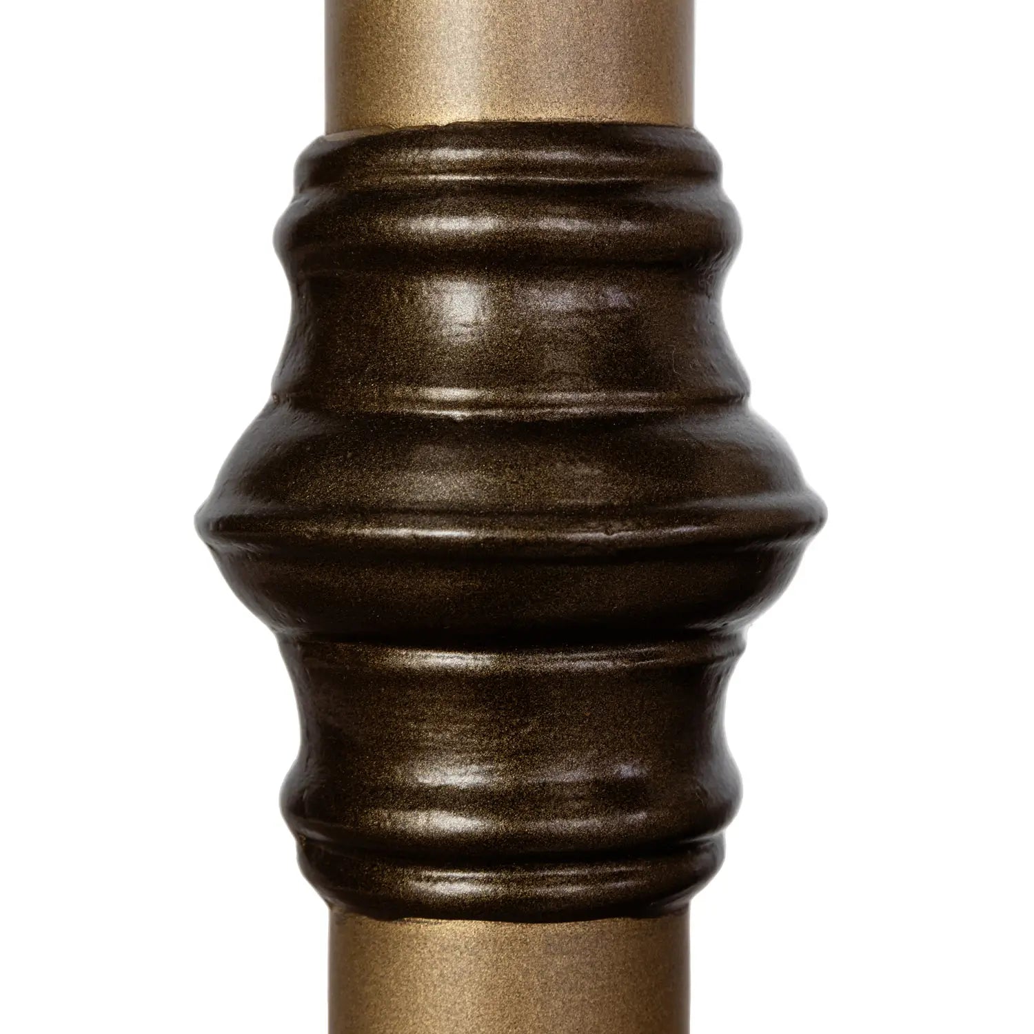 Artem 1300 queen CBMPF AgedBrass finish closeup