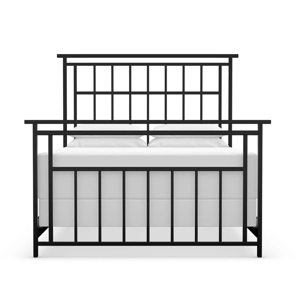 Aspen 1120 queen CBMPF MatteBlack finish front