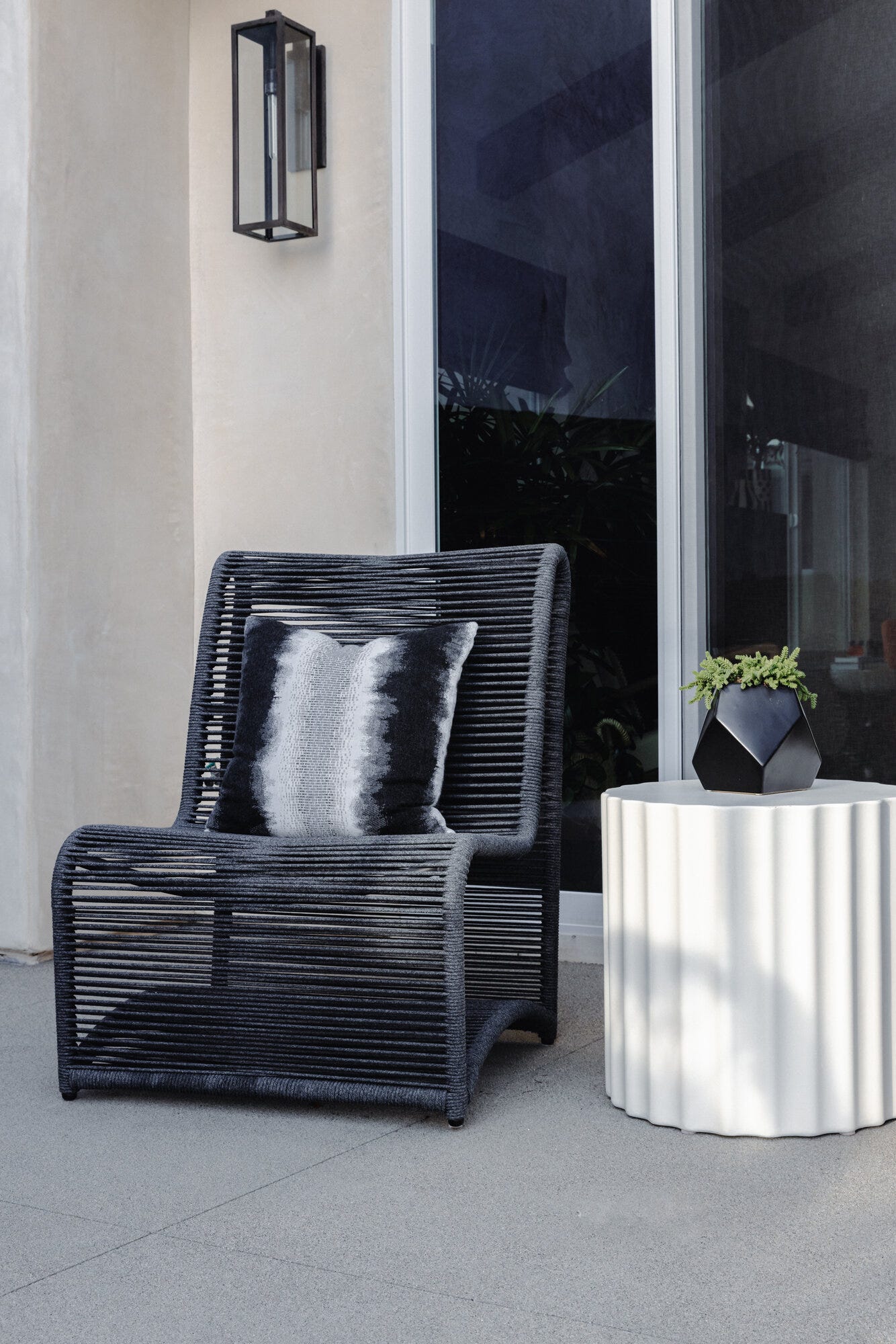 Milano Armless Club Chair