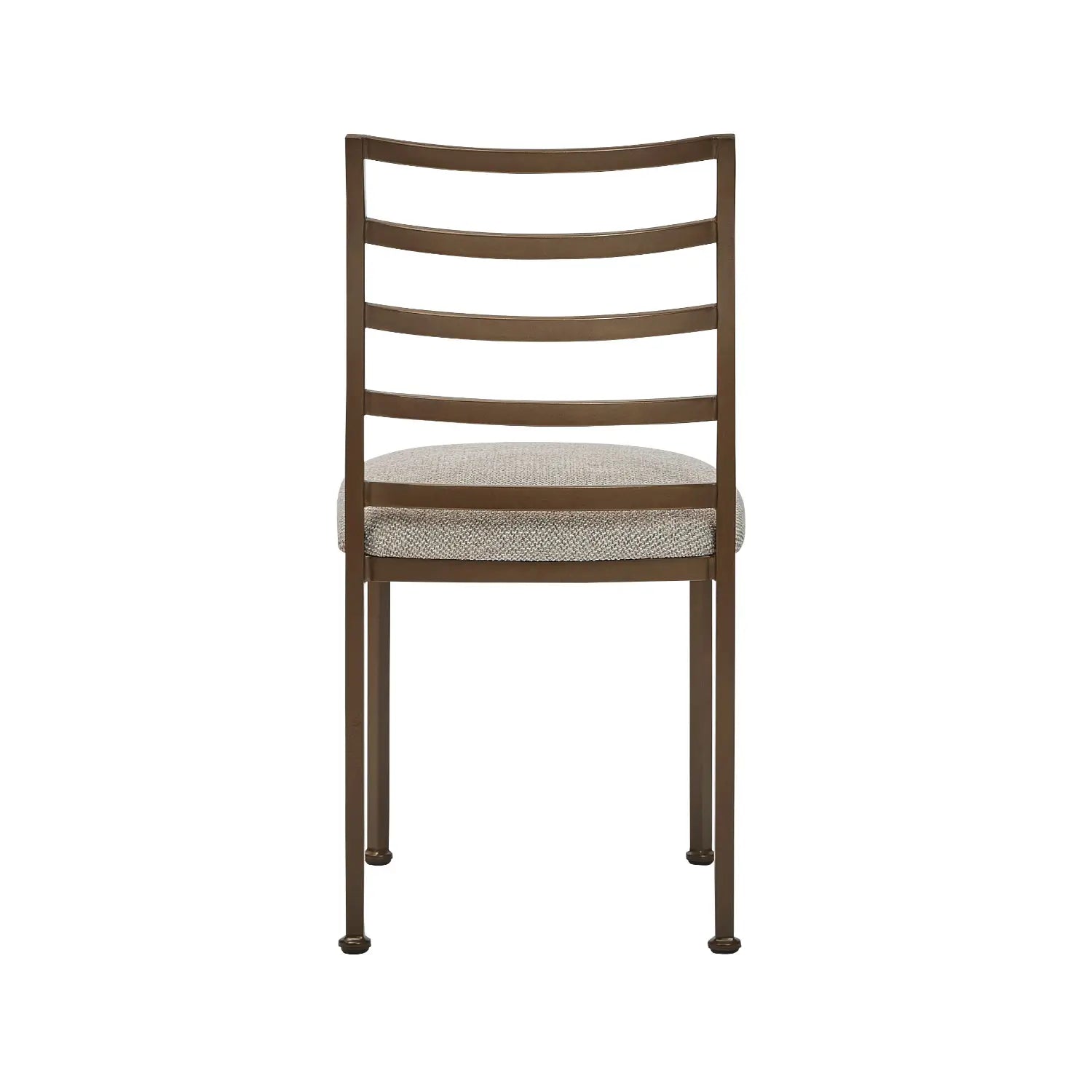 Benton Chair DC731H18 Expresso finish with Whitaker Sand fabric back view