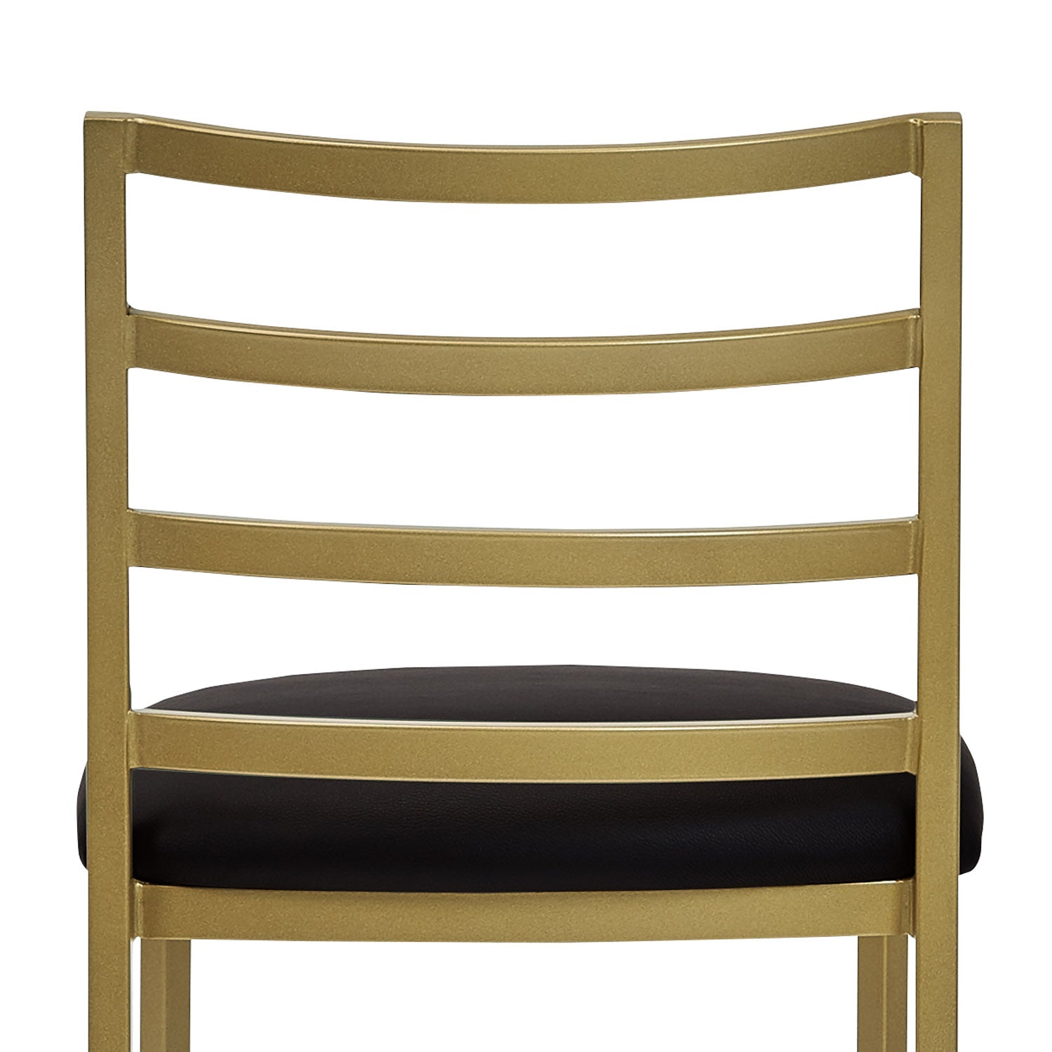 Benton B231H26XS OpaqueGold finish DillonBlack fabric closeup