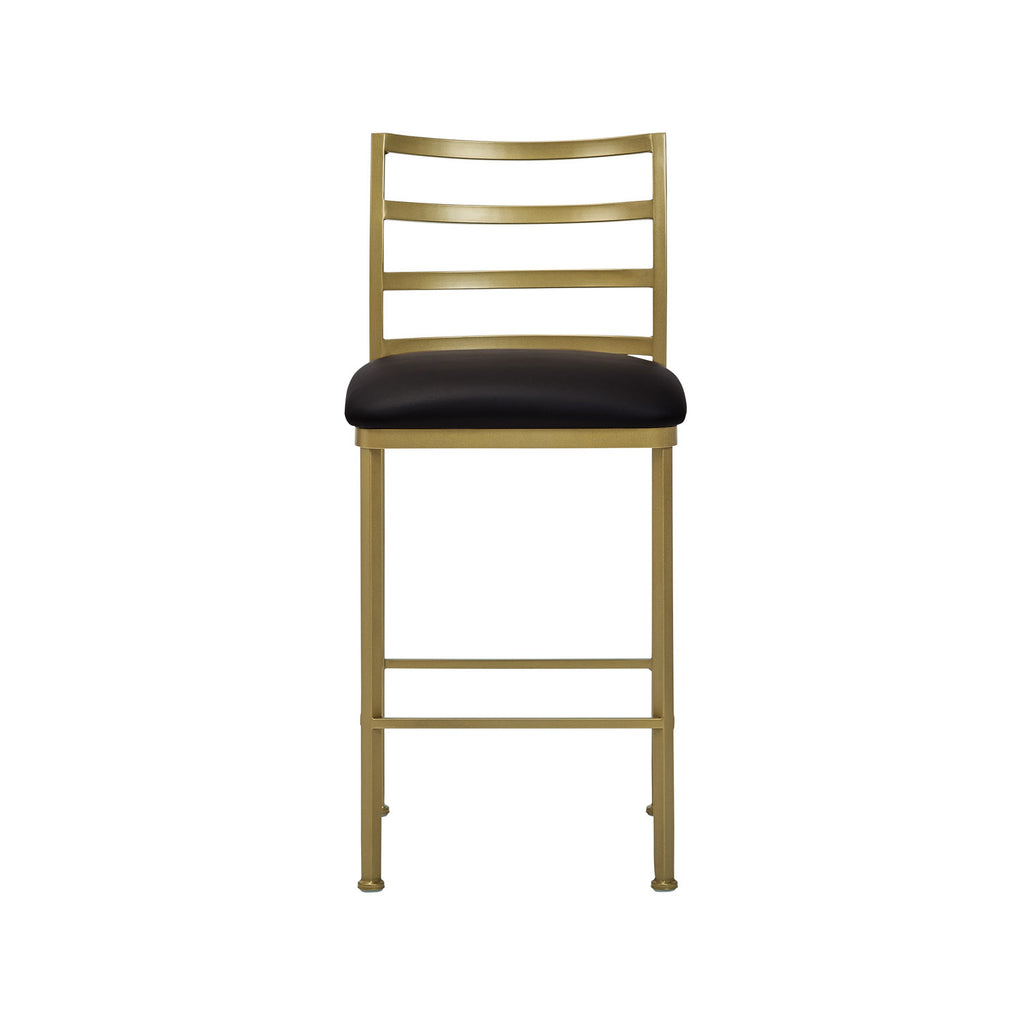 Benton B231H26XS OpaqueGold finish DillonBlack fabric front