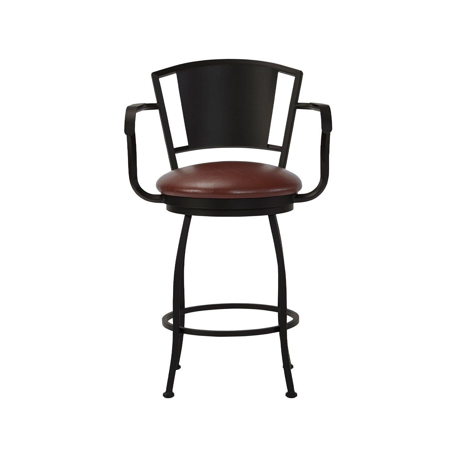 Berkeley B508H26AS MatteBlack finish YosemiteChestnut fabric front