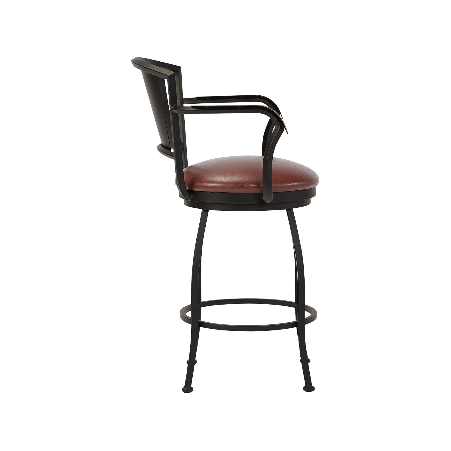 Berkeley B508H26AS MatteBlack finish YosemiteChestnut fabric side