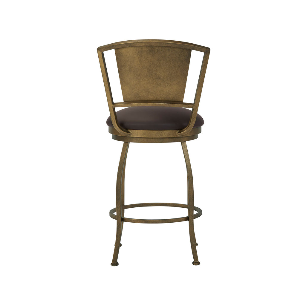 Berkeley B508H26S BrassBisque finish DillonBlack fabric back