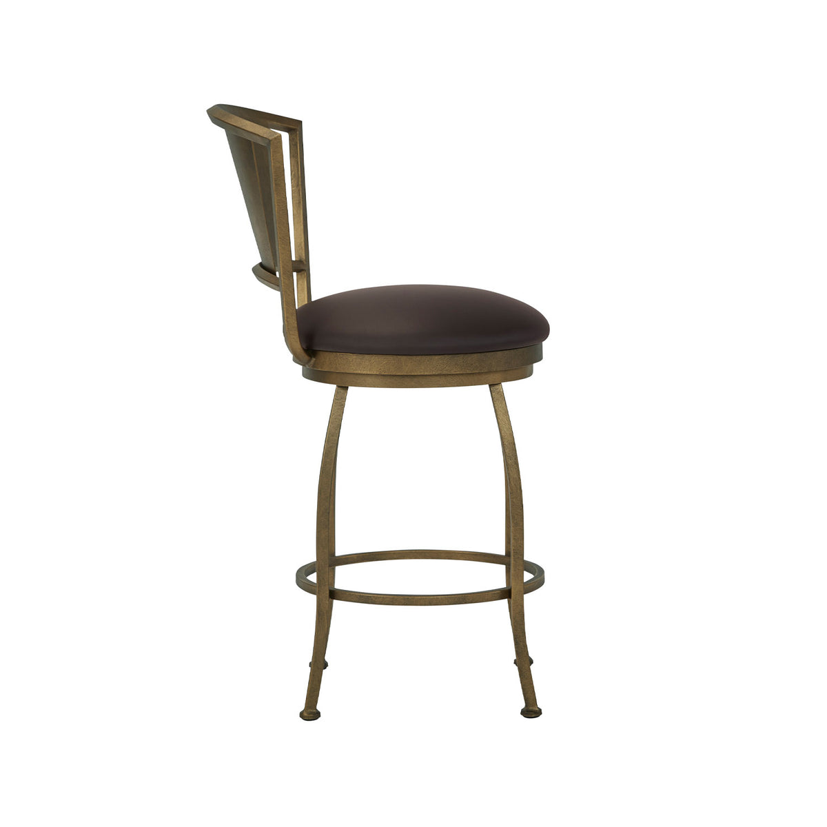 Berkeley B508H26S BrassBisque finish DillonBlack fabric side