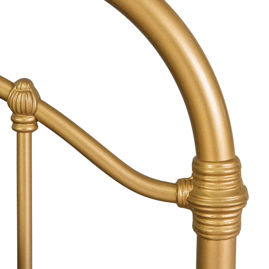 Birmingham 1078 queen CBMPF OpaqueGold finish closeup