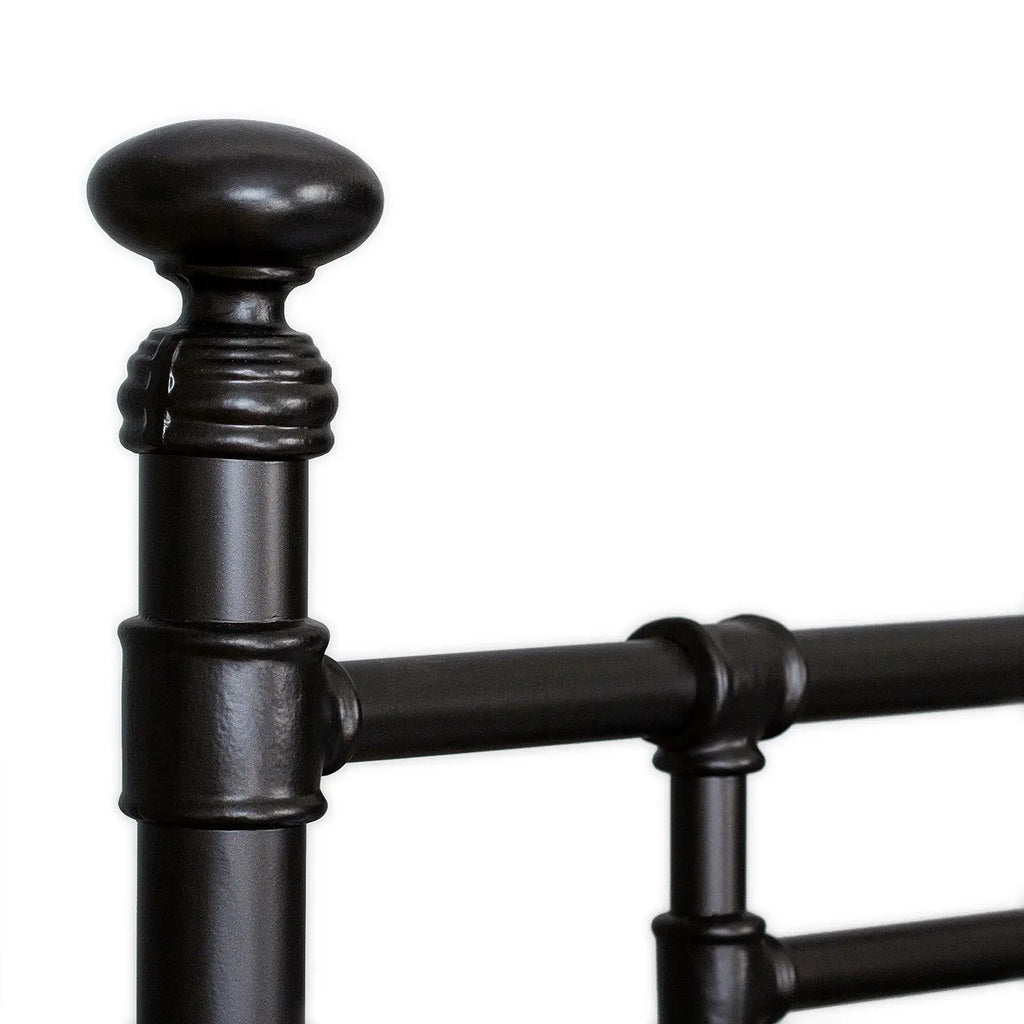 Blake 1094 queen CBMPF BlackSuede finish closeup2 C