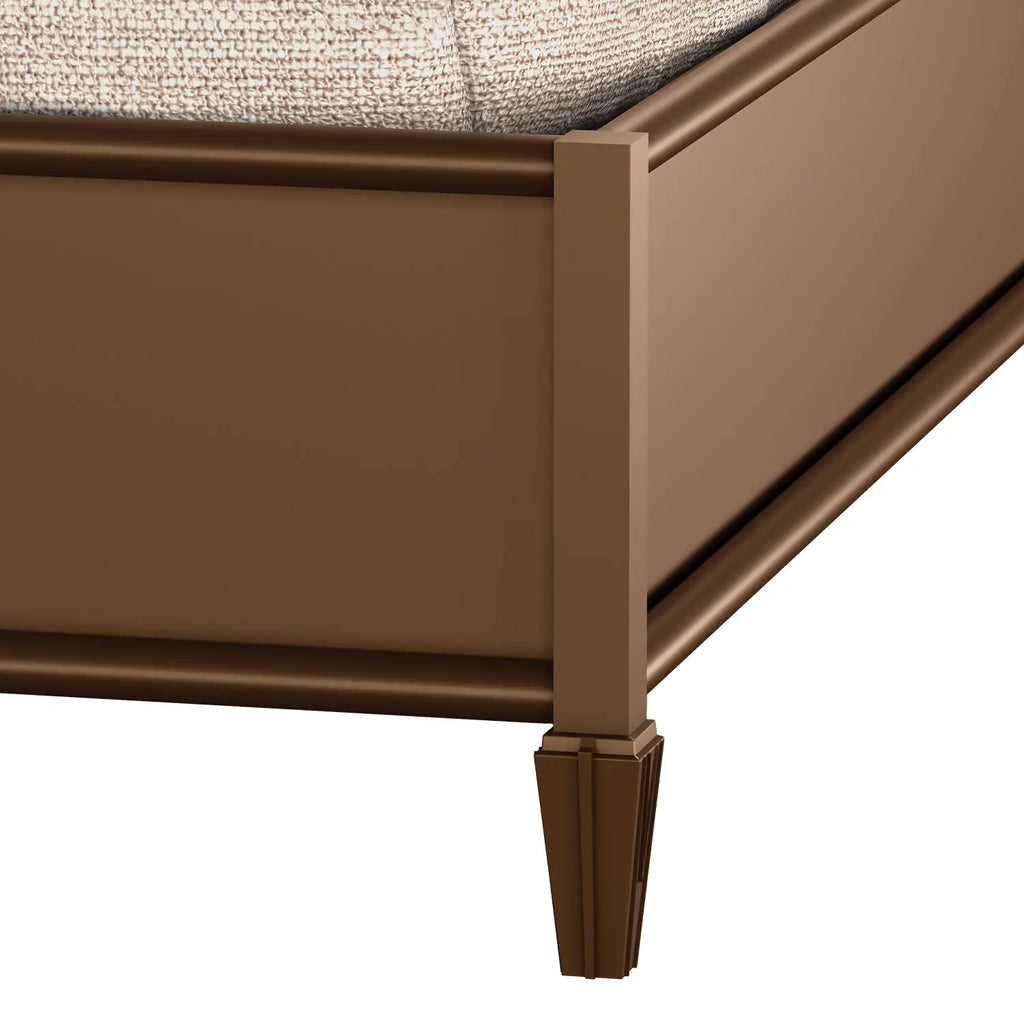 Wesley Allen Braden 1001MS queen HBMS Opaque Copper finish. Foot board