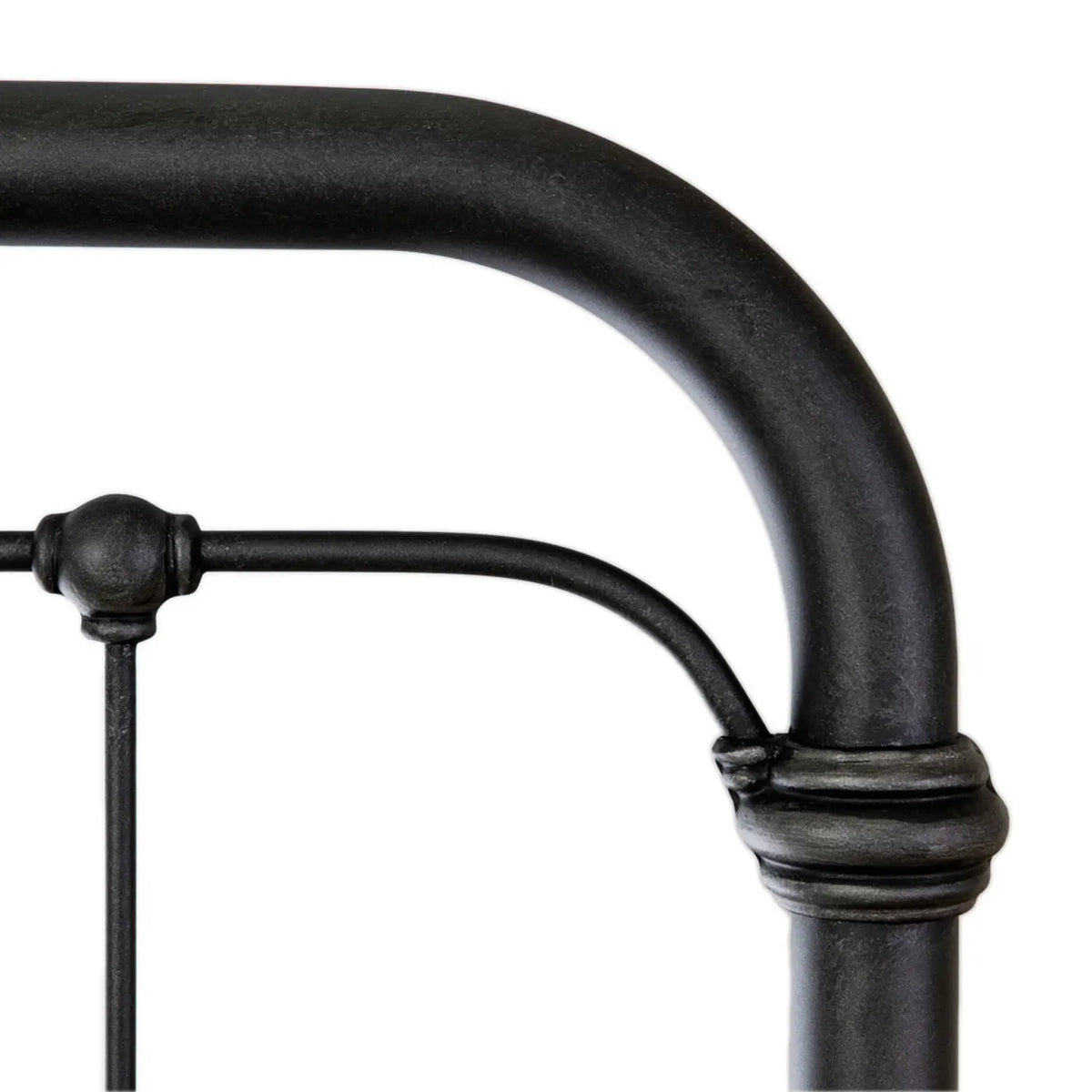 Braden 1001 queen CBMPF Aged Iron finish closeup