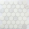 Roca Tile - Carrara Hexagon 12 x 12 Mosaic