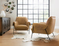 Ambroise Metal Frame Club Chair Room Image