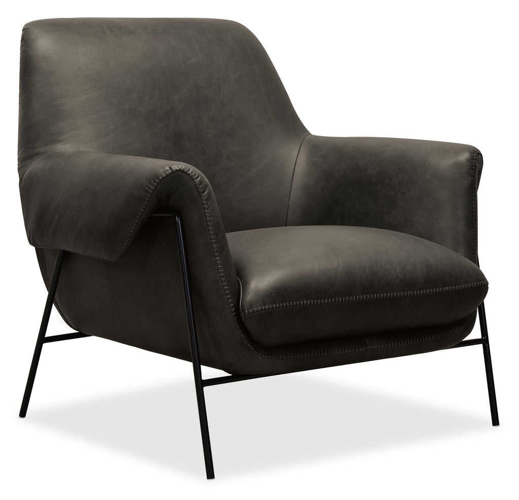 Ambroise Metal Frame Club Chair - Silo Image 1