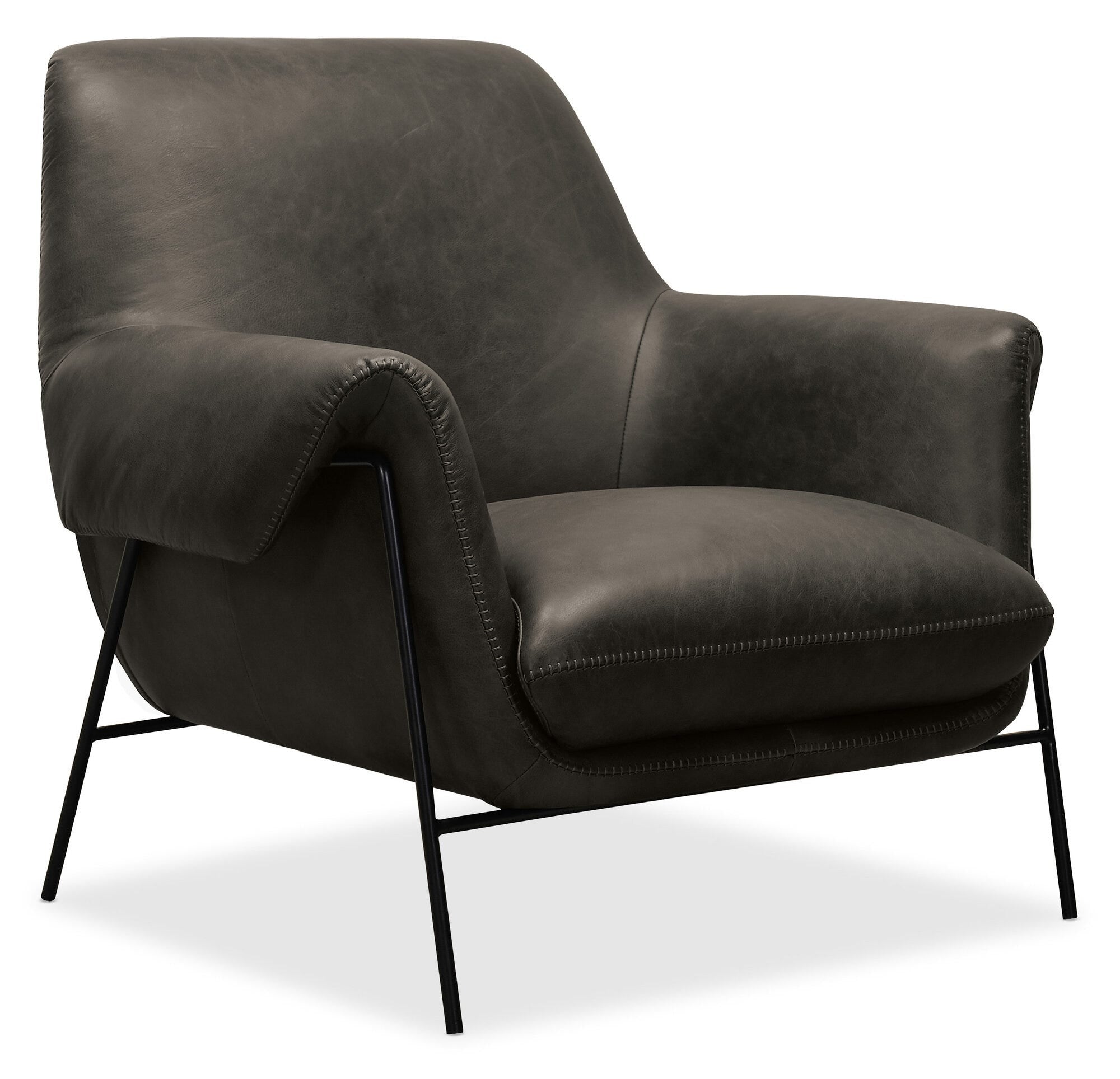 Ambroise Metal Frame Club Chair - Silo Image 1