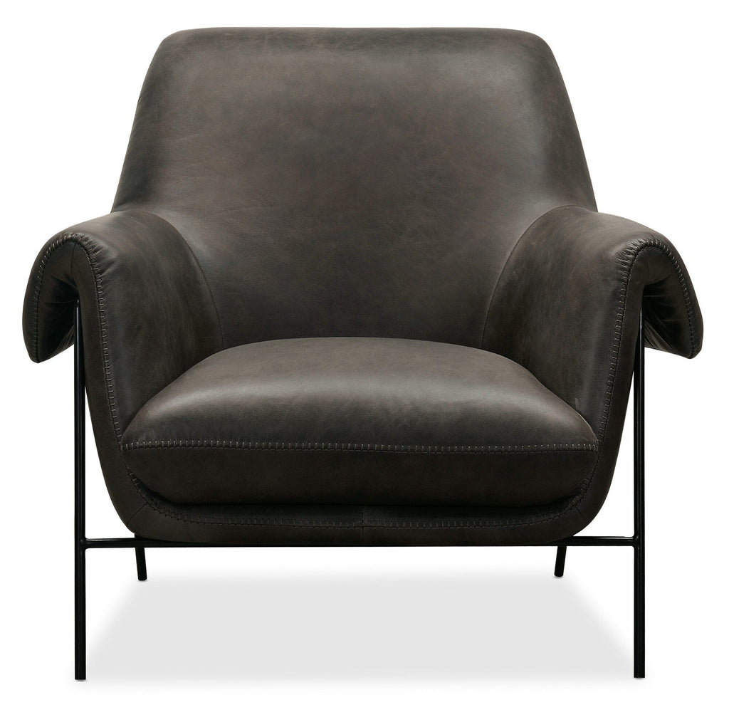 Ambroise Metal Frame Club Chair - Straight Silo