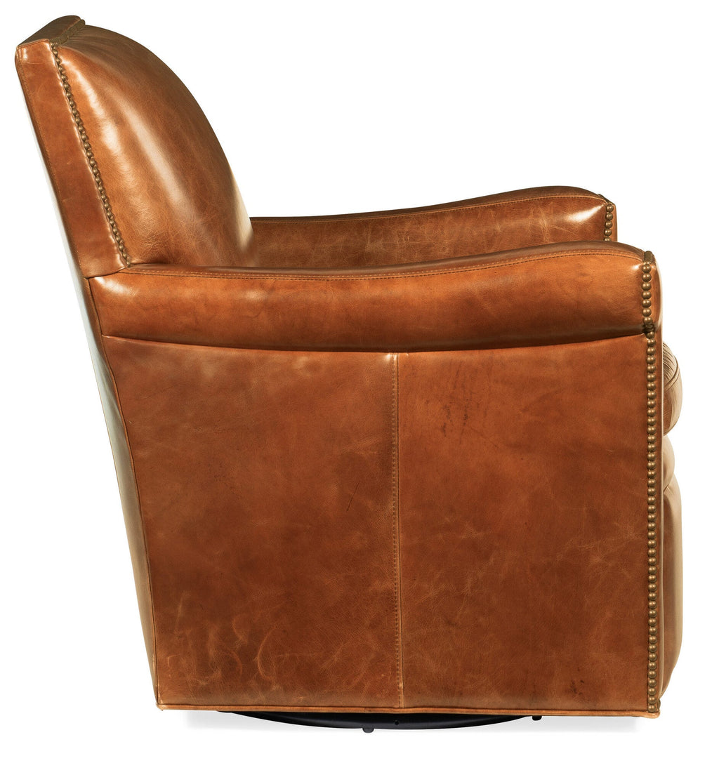 Jilian Swivel Club Chair Side Silo Image