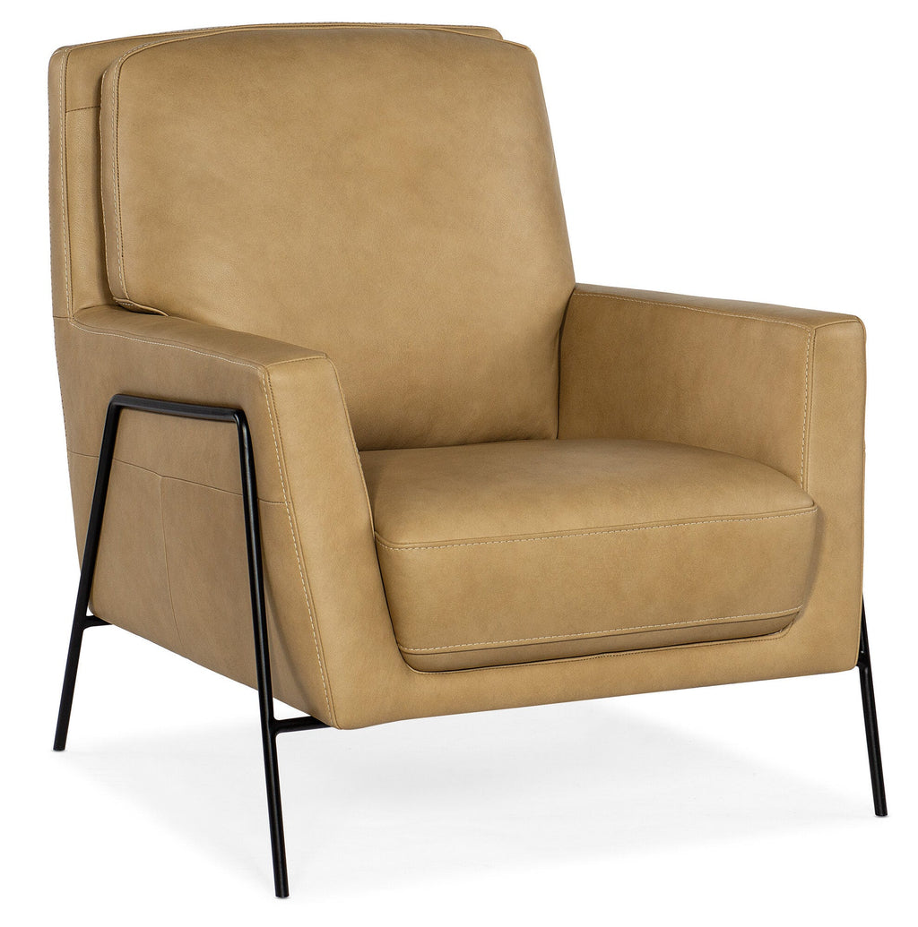 Amette Metal Frame Club Chair Silo Image