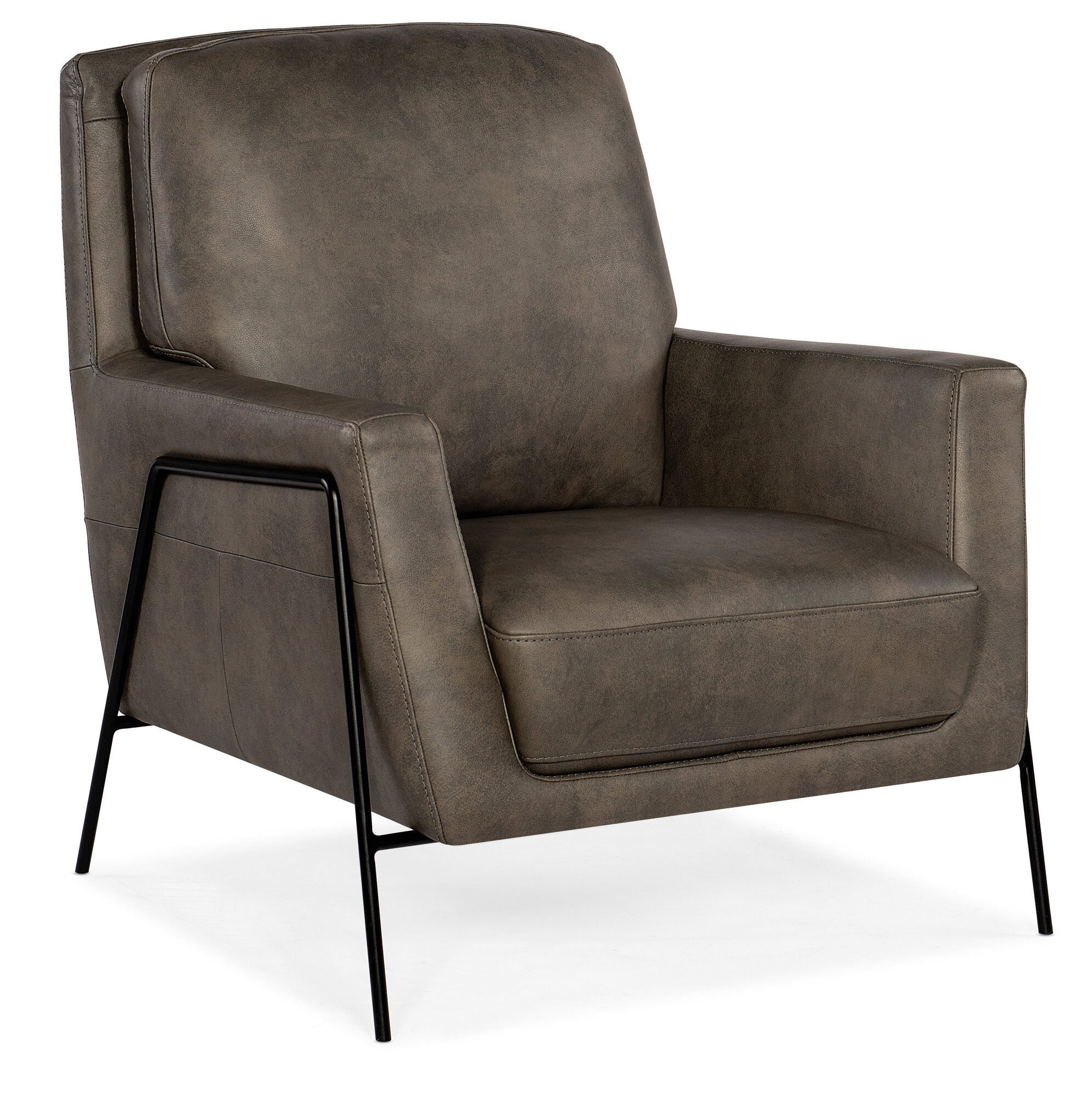 Amette Metal Frame Club Chair - Silo Image 1